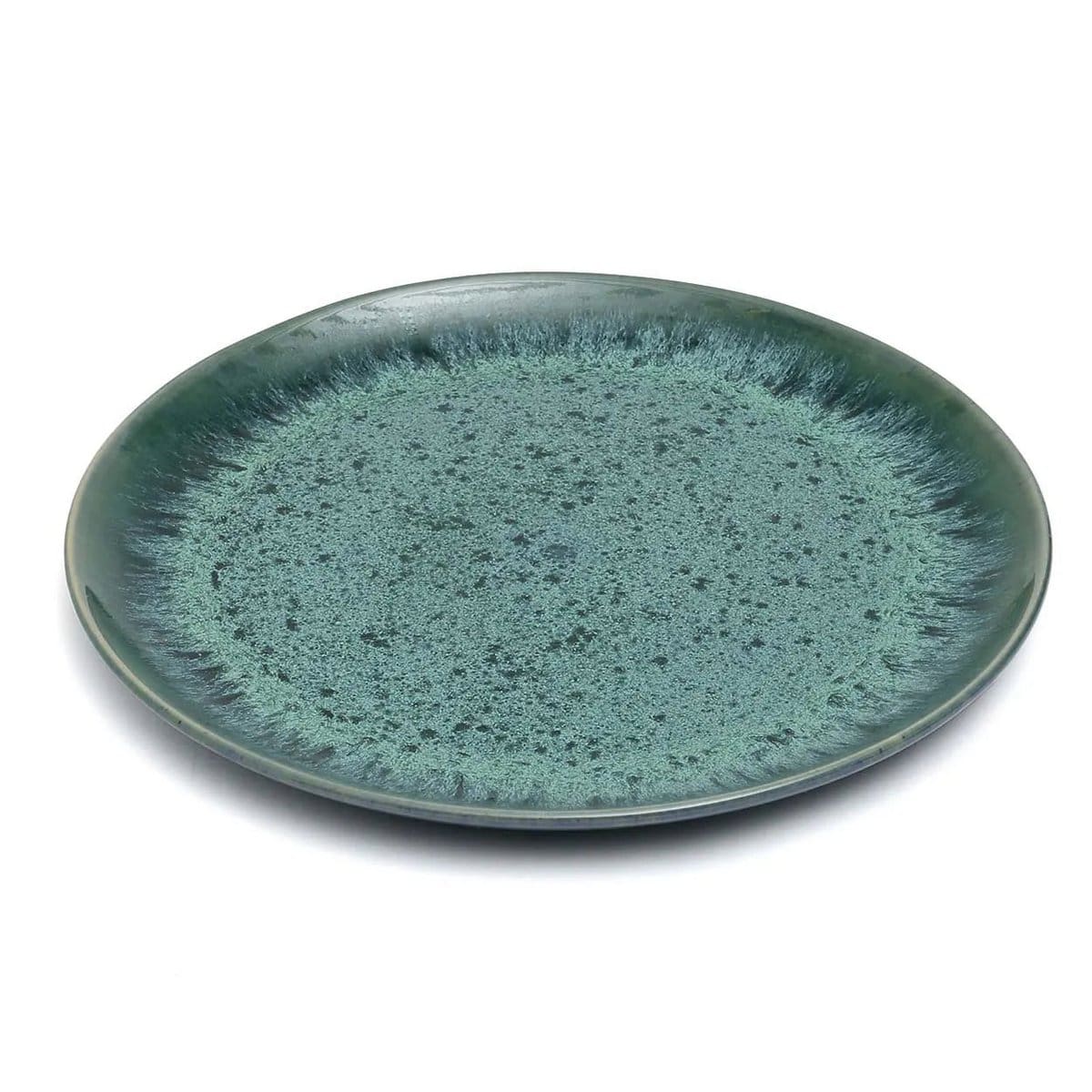 L’Assiette Plate Aqua – Lot de 4