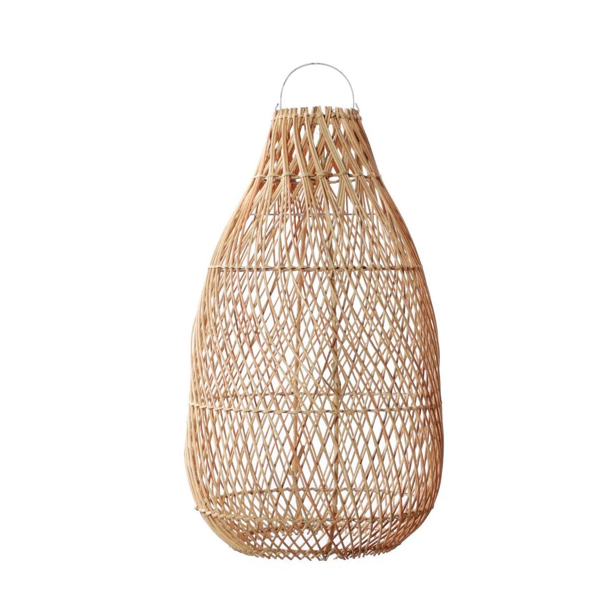 Suspension en rotin naturel – Création contemporaine tissée à la main – M