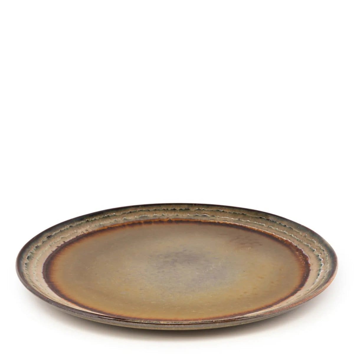 Teintes Comporta – Grandes assiettes à dîner en faïence portugaise (lot neuf, taille L)