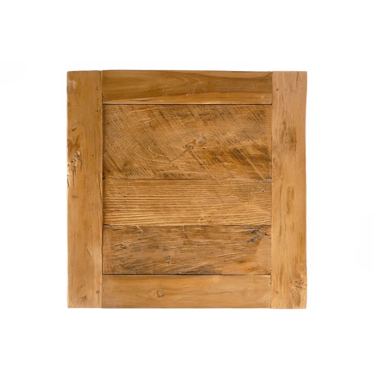 Table d’appoint naturelle – Teck de récupération, fabrication artisanale indonésienne (neuf)
