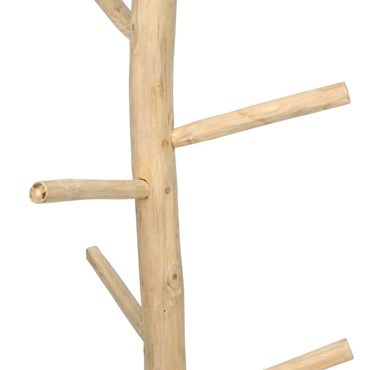 Porte-manteau en bois – Design organique en teck massif indonésien