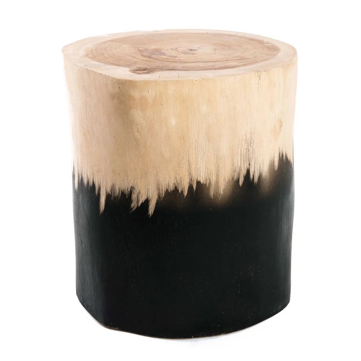 Tabouret design Morocho – Bois de suar sculpté à la main (pièce neuve)