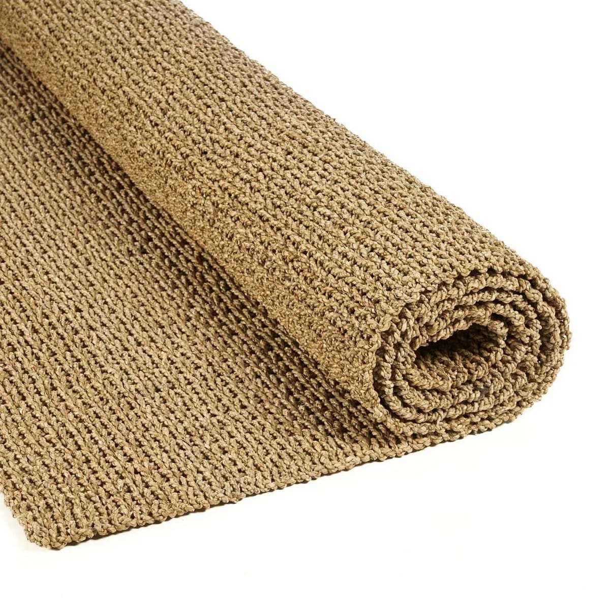 Tapis naturel Sizali – Texture organique en sisal, lignes sobres et élégance brute (neuf)