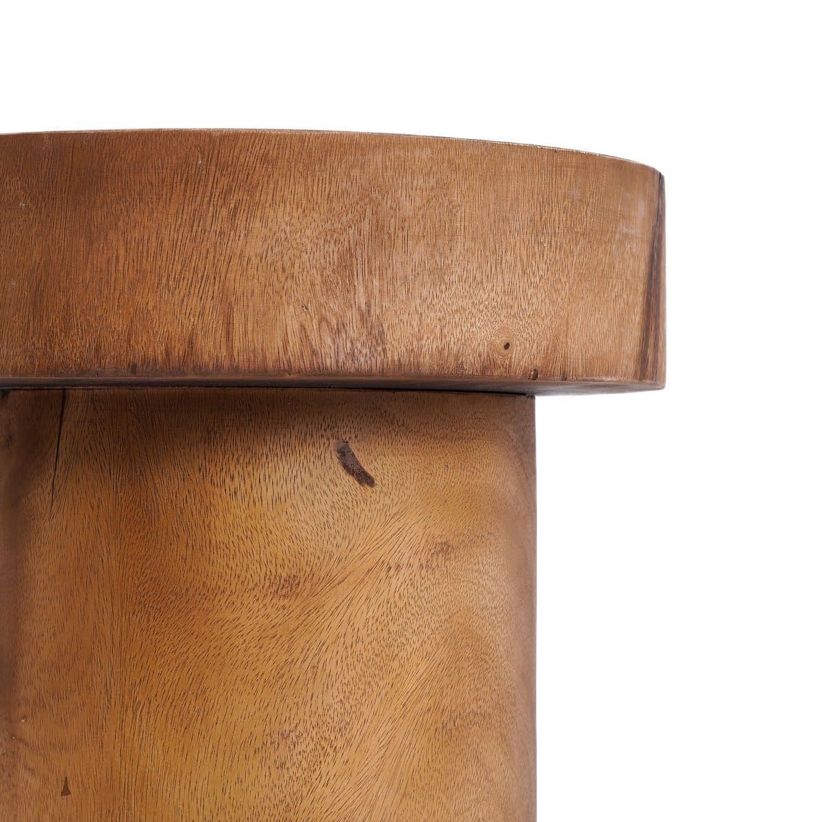 Table d’appoint Quichua – Bois de suar massif au design minimaliste (pièce neuve)