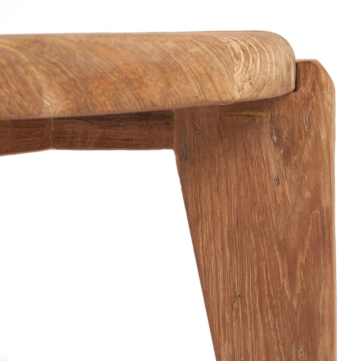 Table basse en bois de teck – Modèle Wabi Sabi S, pièce artisanale minimaliste (neuf)