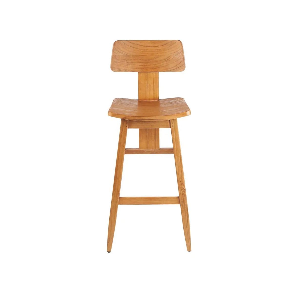 Tabouret de bar en bois naturel – Design Lovya 109 cm (pièce neuve)