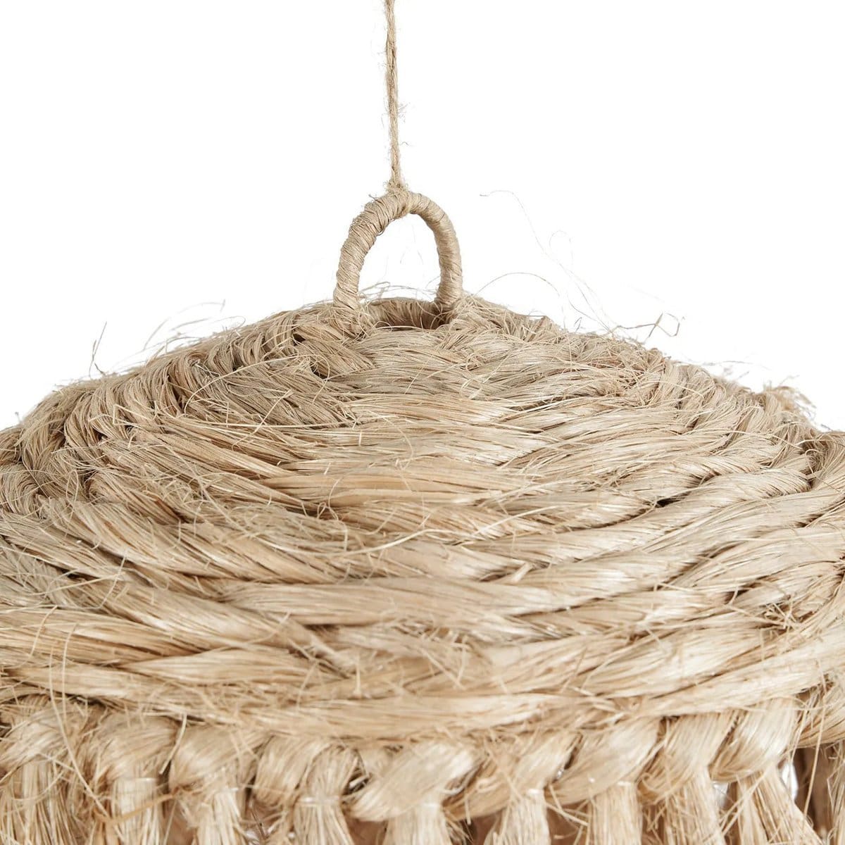 Le Pendentif Méduse Abaca – Naturel – L