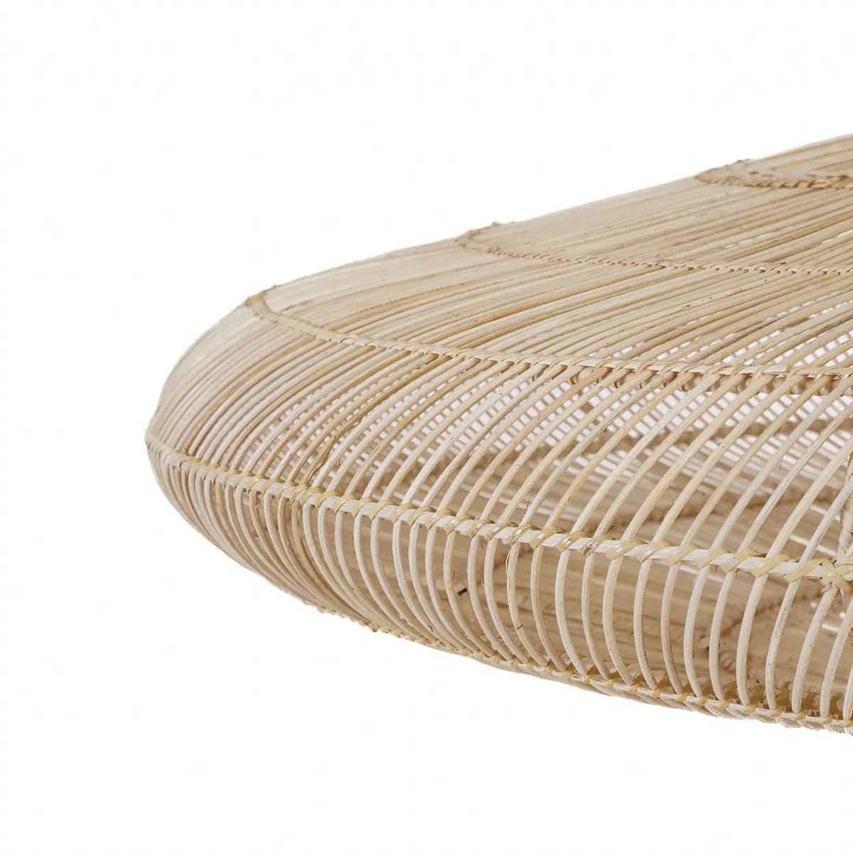 Suspension en rotin Macaron Ø110 cm – Design naturel et aérien (pièce neuve)