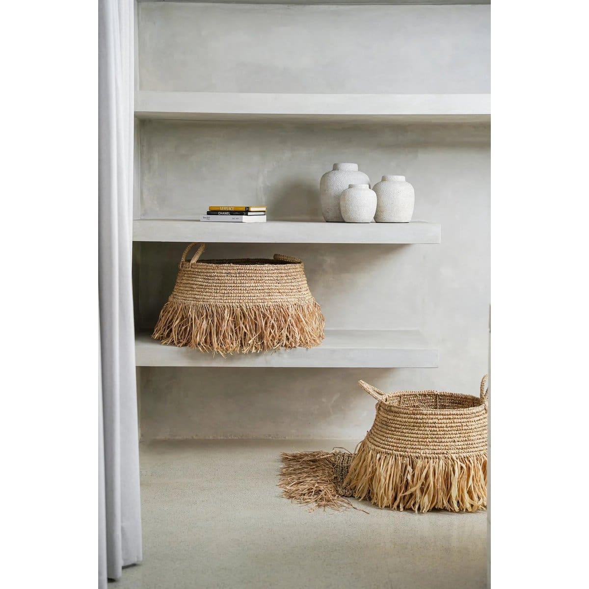 Les paniers de luxe Raffia