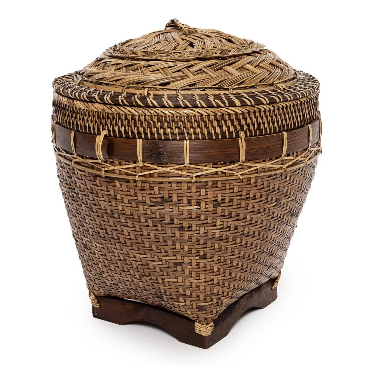 Le Panier de Rangement Colonial – Brun Naturel – L