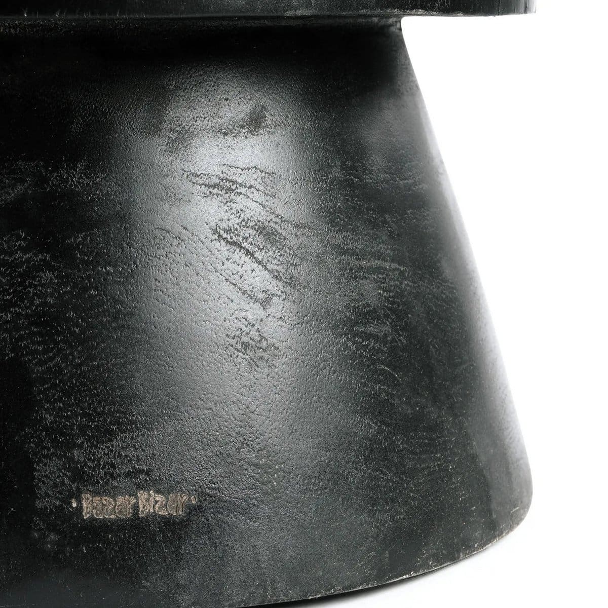 Élément design Warmi – Tabouret ou table en bois de suar noir (neuf) | The Auctionlab