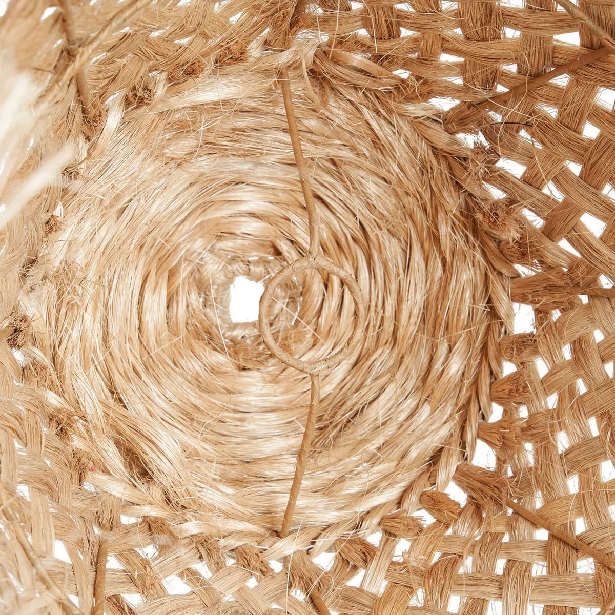 Le Pendentif Méduse Abaca – Naturel – M