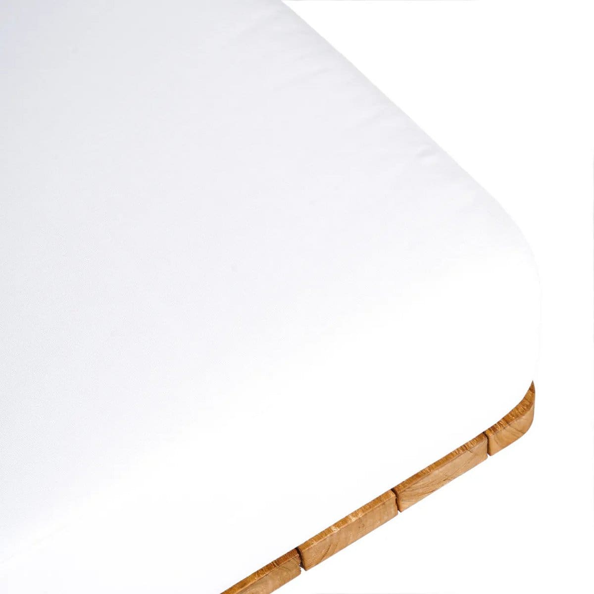 Lit de repos en teck – Structure écoresponsable et confort extérieur, 200 cm