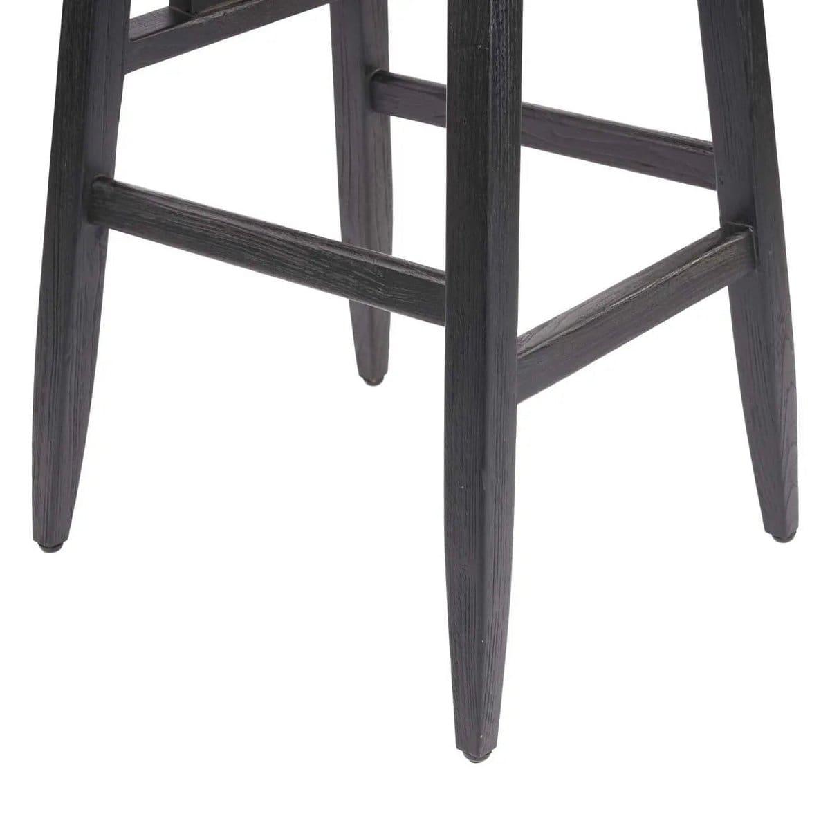 Tabouret de bar en bois noir – Design Lovya moderne 109 cm (pièce neuve)