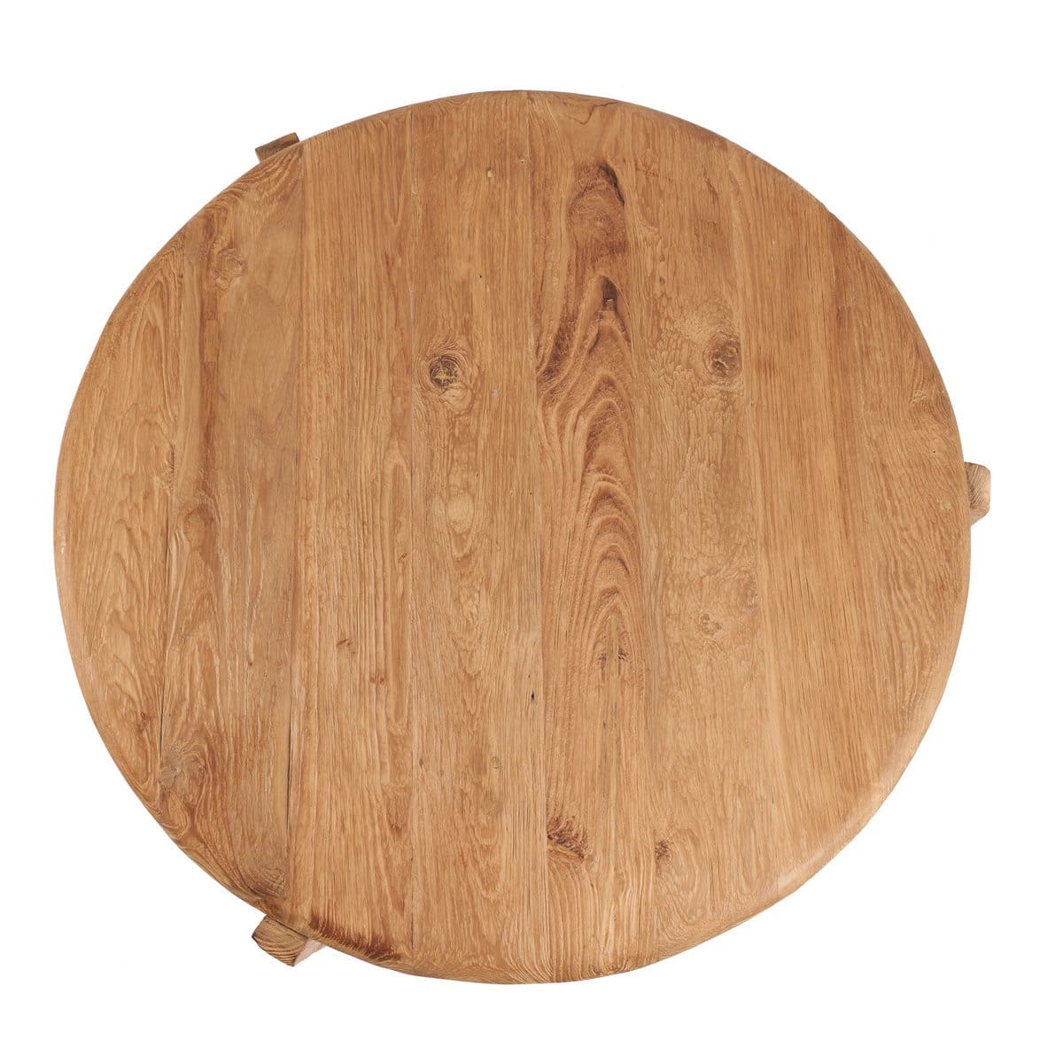 Table basse en teck recyclé – Wabi Sabi L, design brut et généreux (pièce neuve)