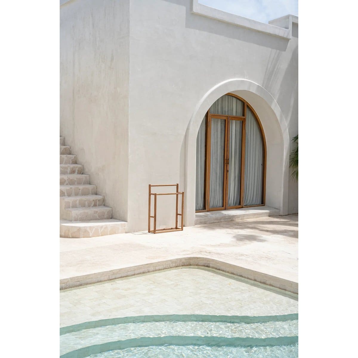 Le porte-serviettes rustique