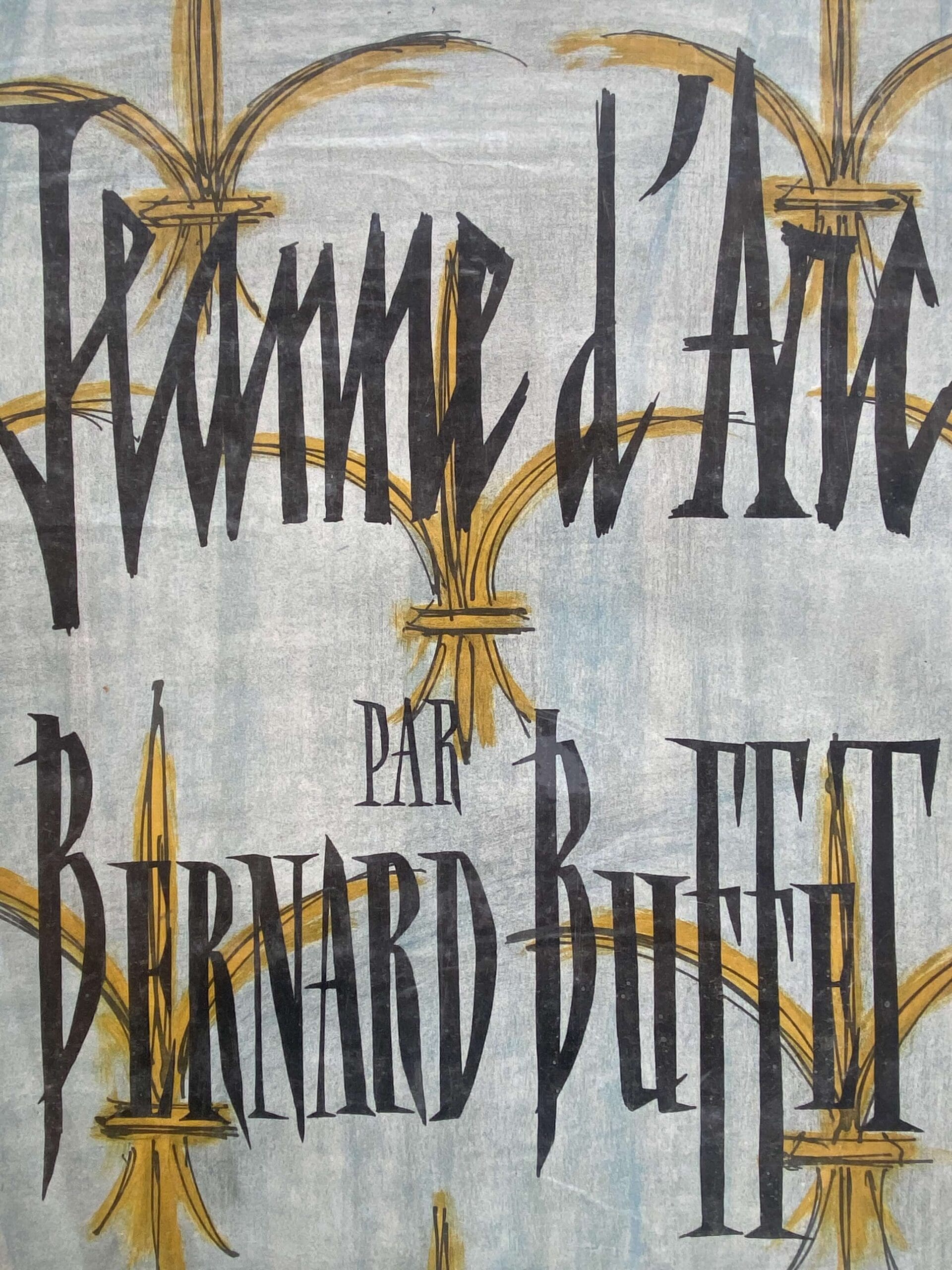 Bernard Buffet – Jeanne d’Arc, affiche lithographique originale, 1958
