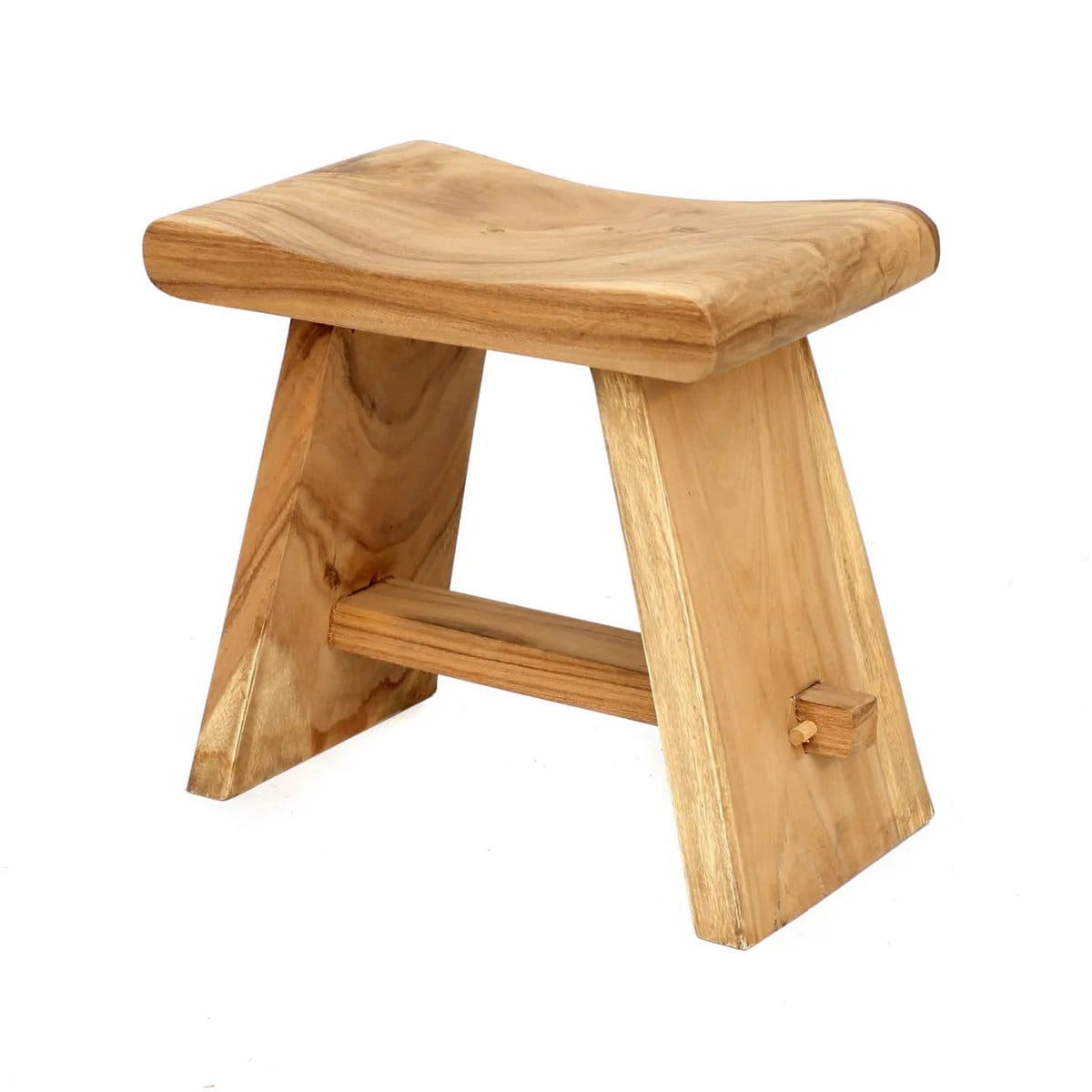 Tabouret en bois de suar – Design naturel et intemporel, fabrication artisanale (neuf)