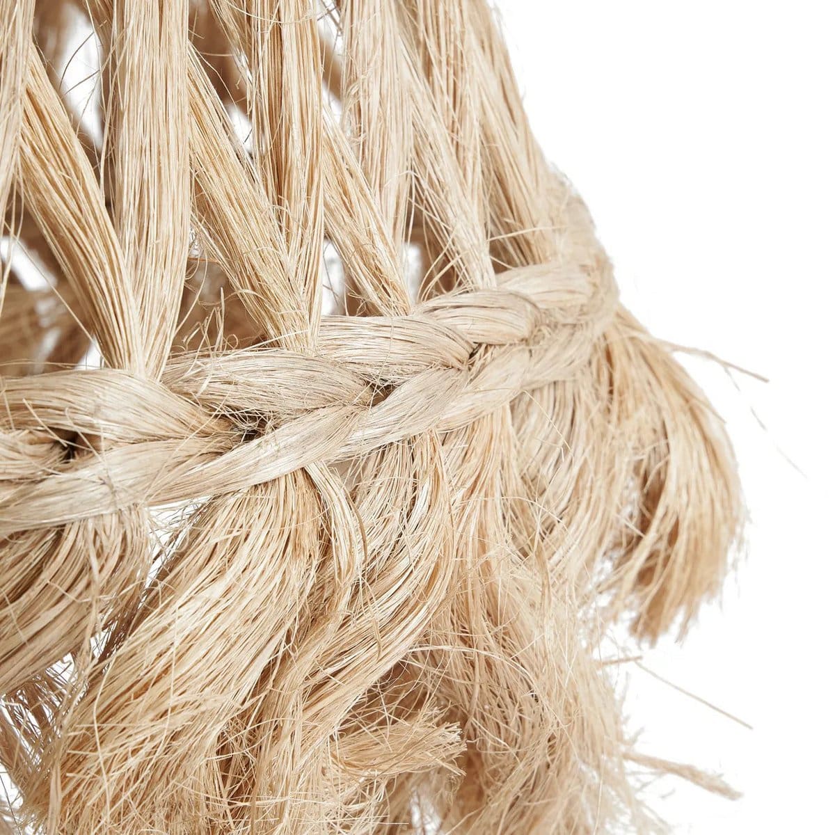 Le Pendentif Méduse Abaca – Naturel – L