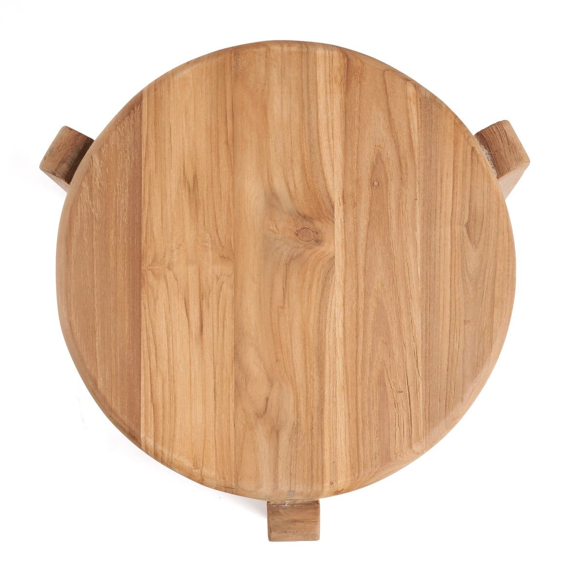Table basse en bois de teck – Modèle Wabi Sabi S, pièce artisanale minimaliste (neuf)