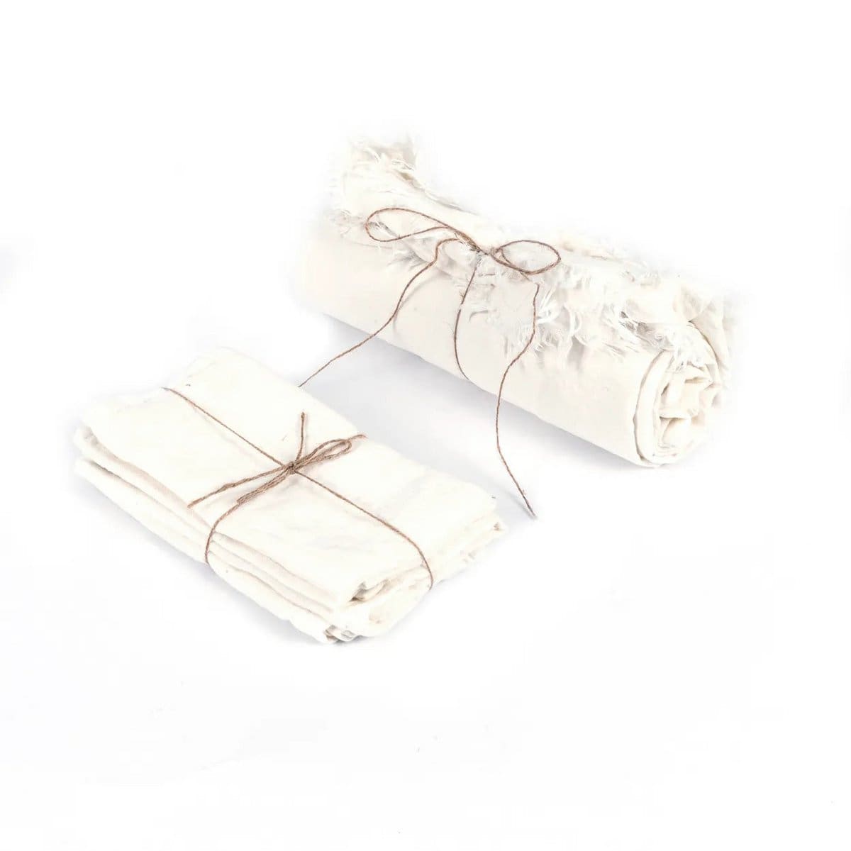 La Nappe en Lin – Blanc – 180×300
