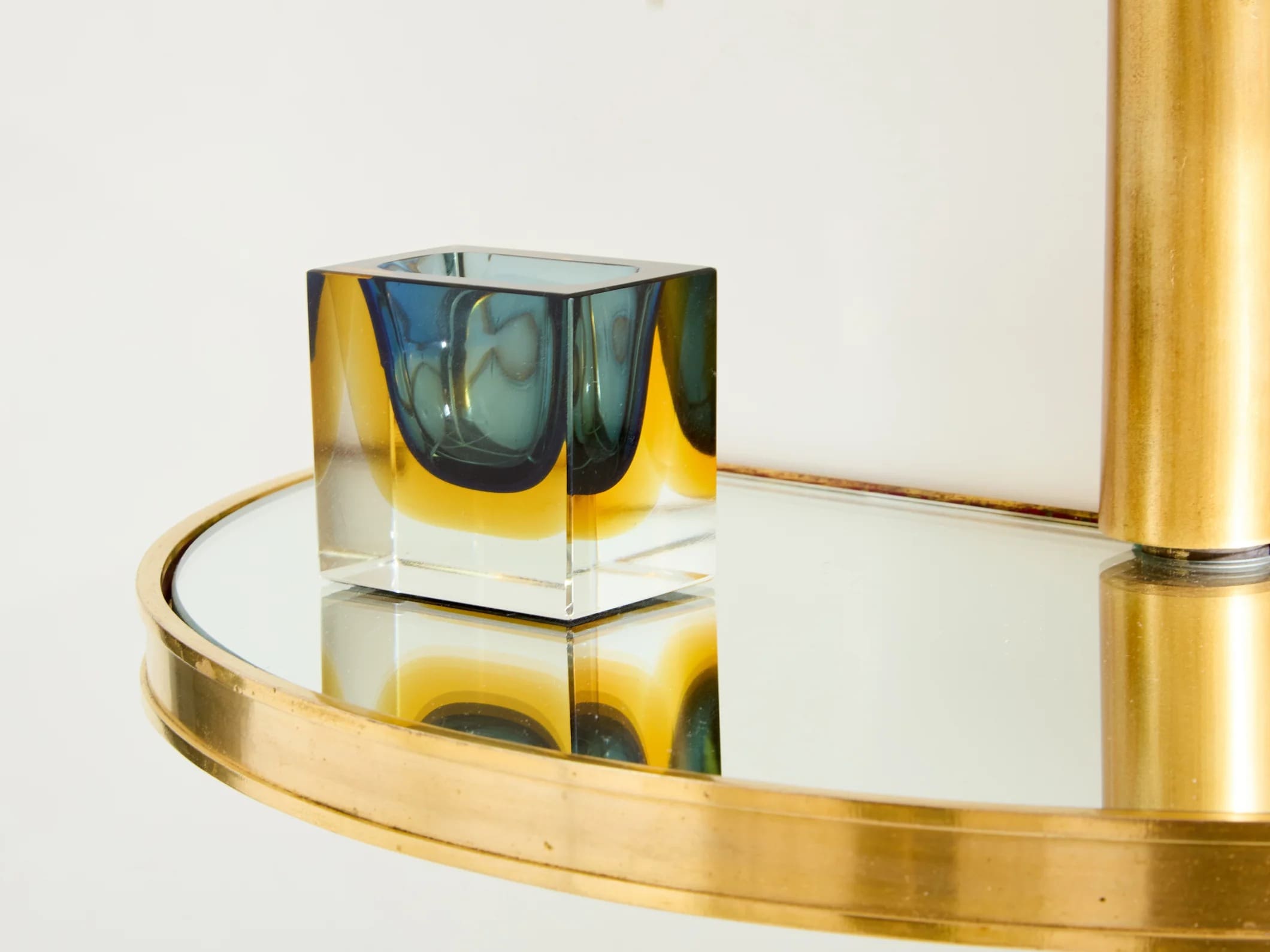 Étagère murale Maison Jansen en bronze et miroirs – Design néoclassique 1932