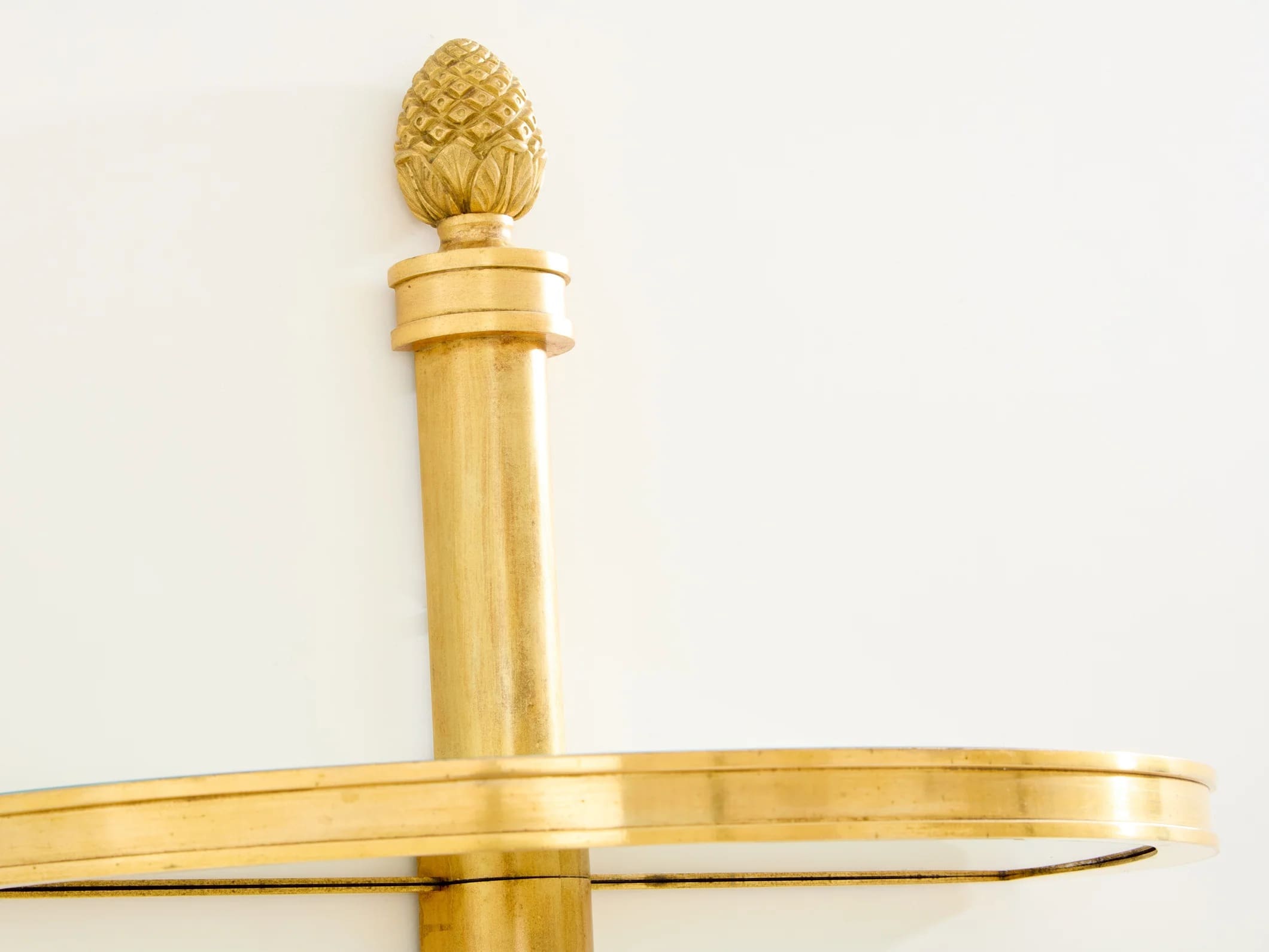 Étagère murale Maison Jansen en bronze et miroirs – Design néoclassique 1932