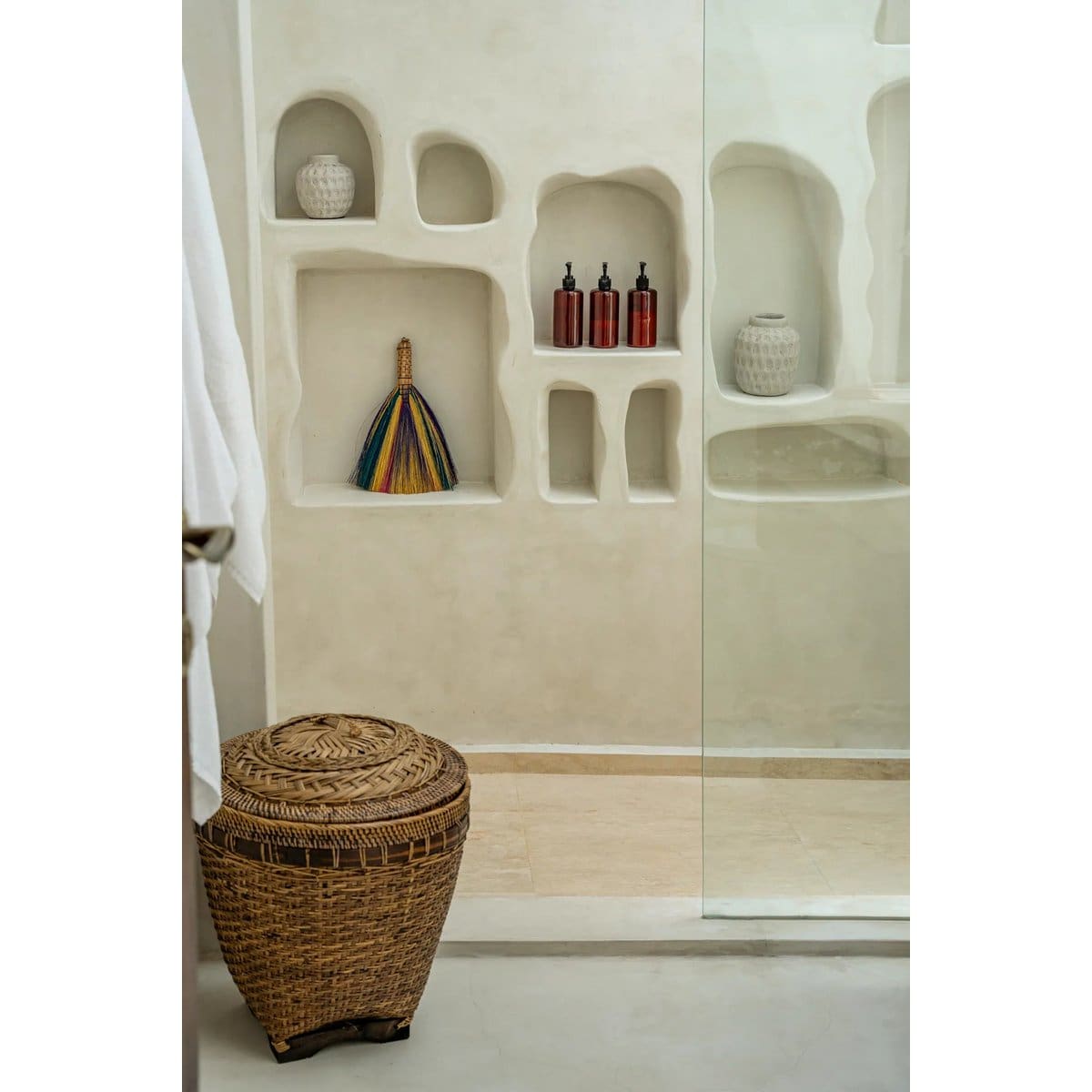 Le Panier de Rangement Colonial – Brun Naturel – M