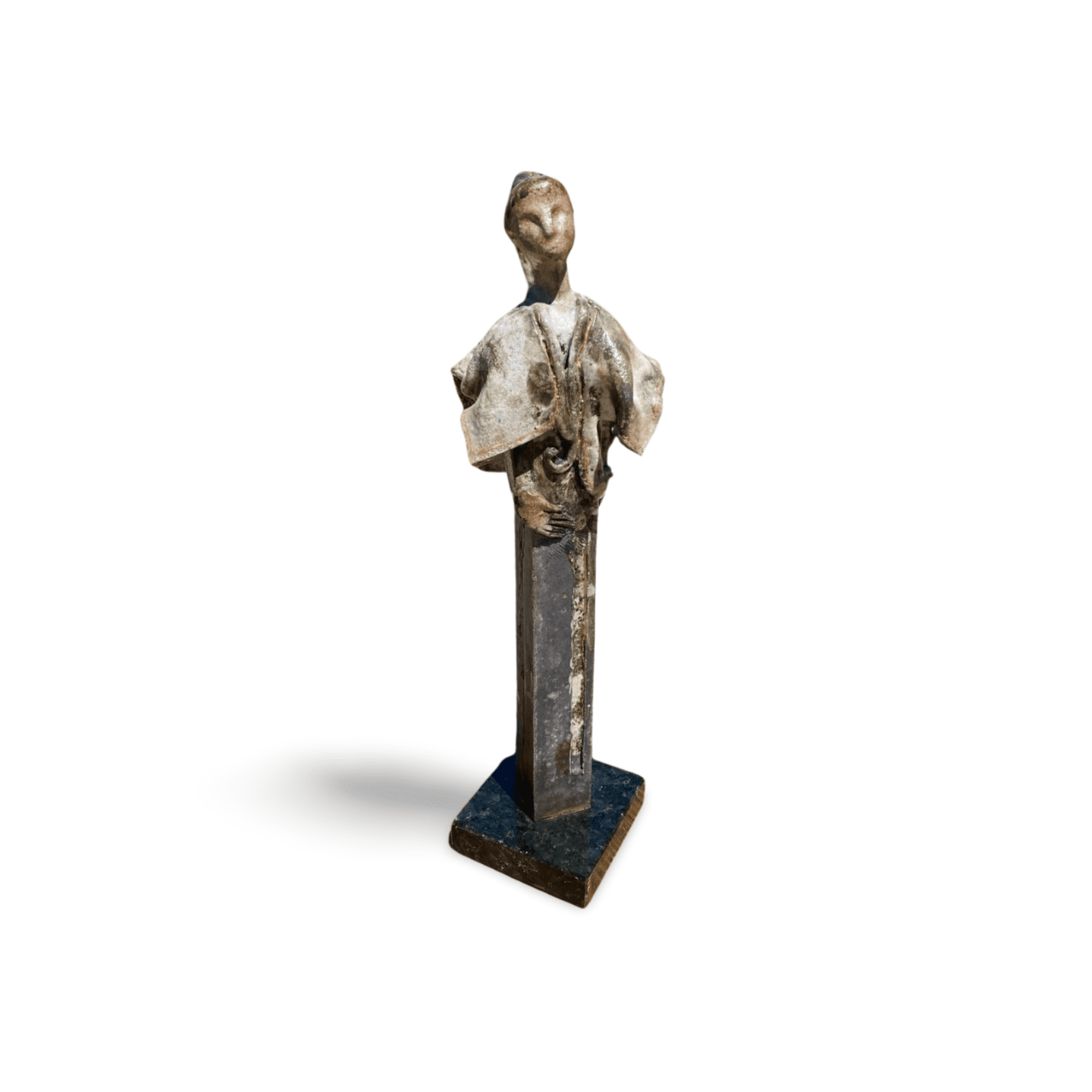 L’Arlésienne – Sculpture en céramique et métal signée Jean Pierre Mocci