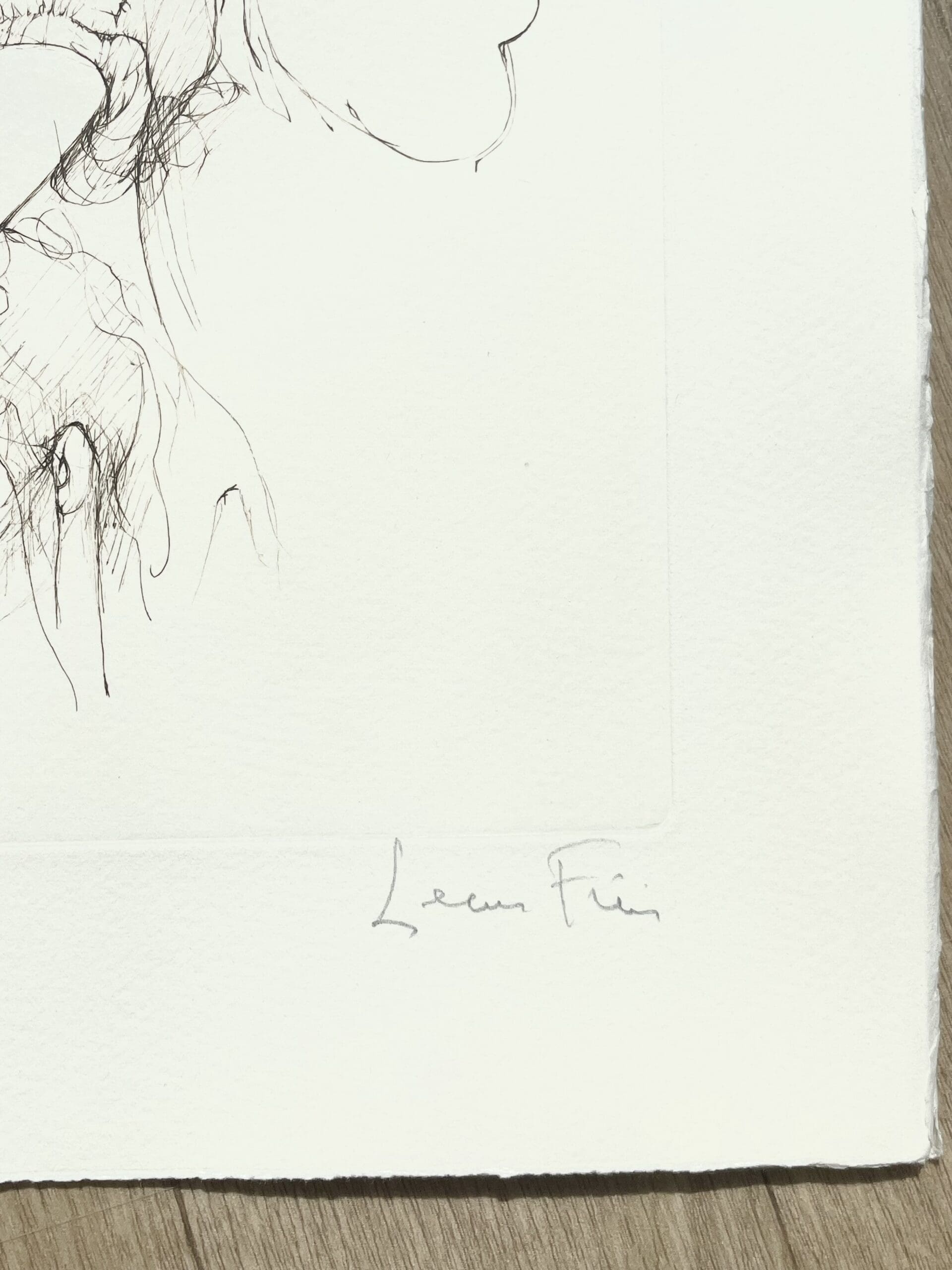 Leonor Fini – Lithographie originale signée, portraits de femmes, circa 1980