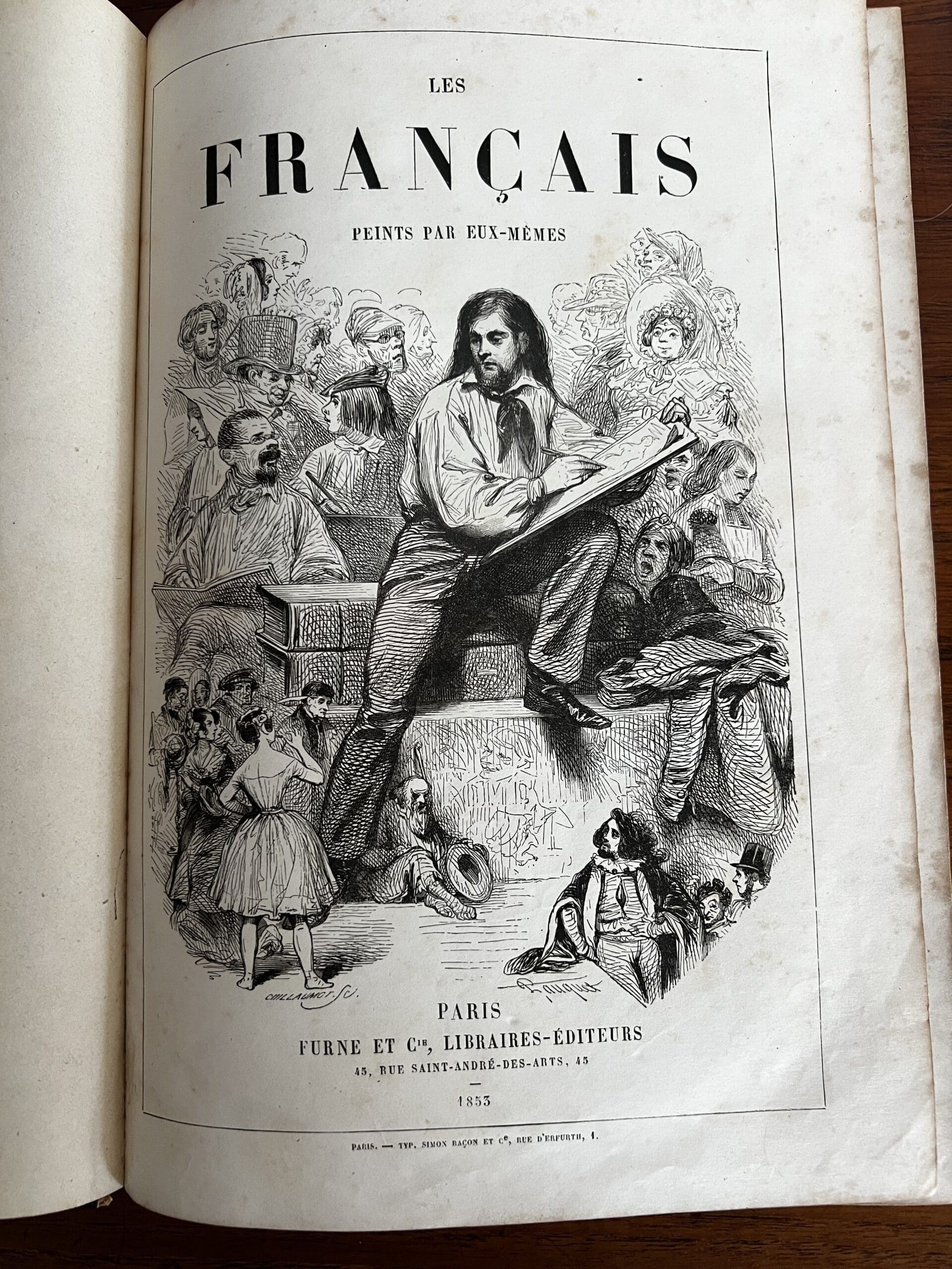Les Français peints par eux-mêmes, 1835 – Livre rare illustré XIXe siècle