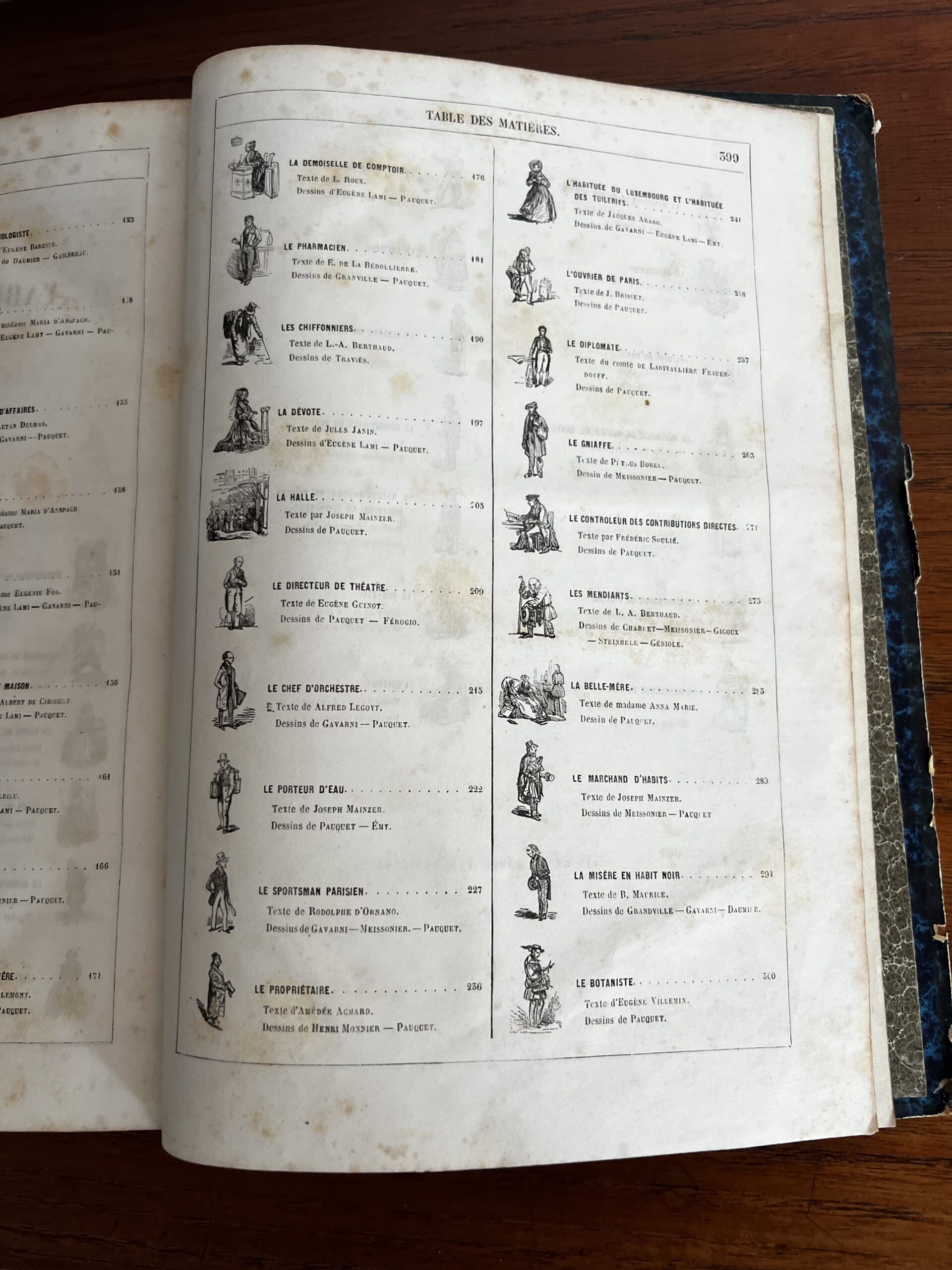 Les Français peints par eux-mêmes, 1835 – Livre rare illustré XIXe siècle