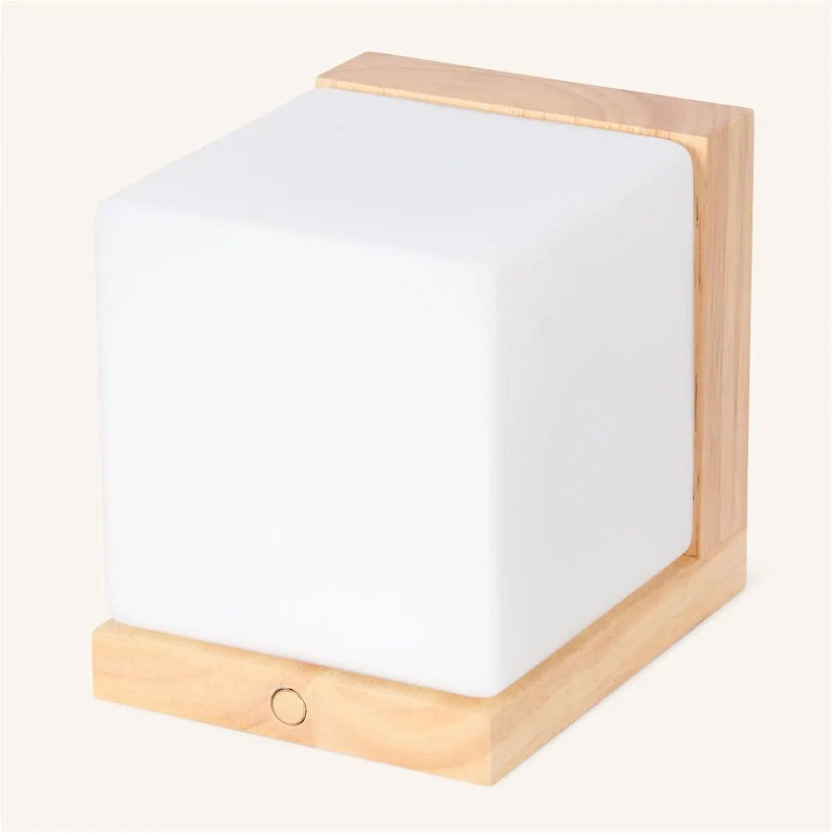 Applique murale sans fil rechargeable Lizzy Brown – Bois écologique et lumière chaude (pièce neuve)