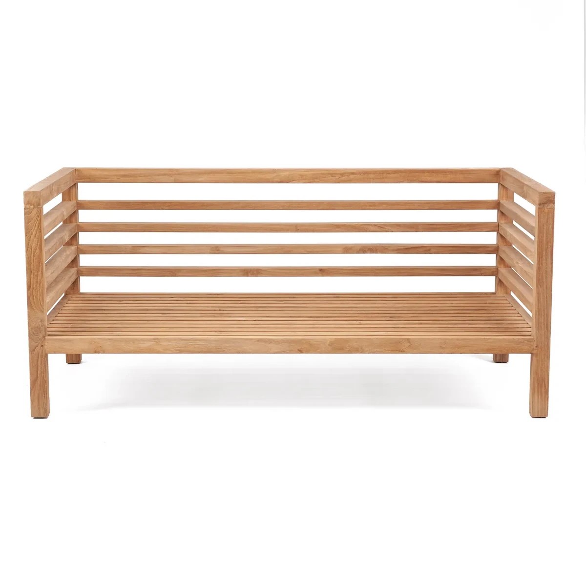 Banquette modulaire en bois – Modèle Moyo 2 places pour extérieur (création neuve)