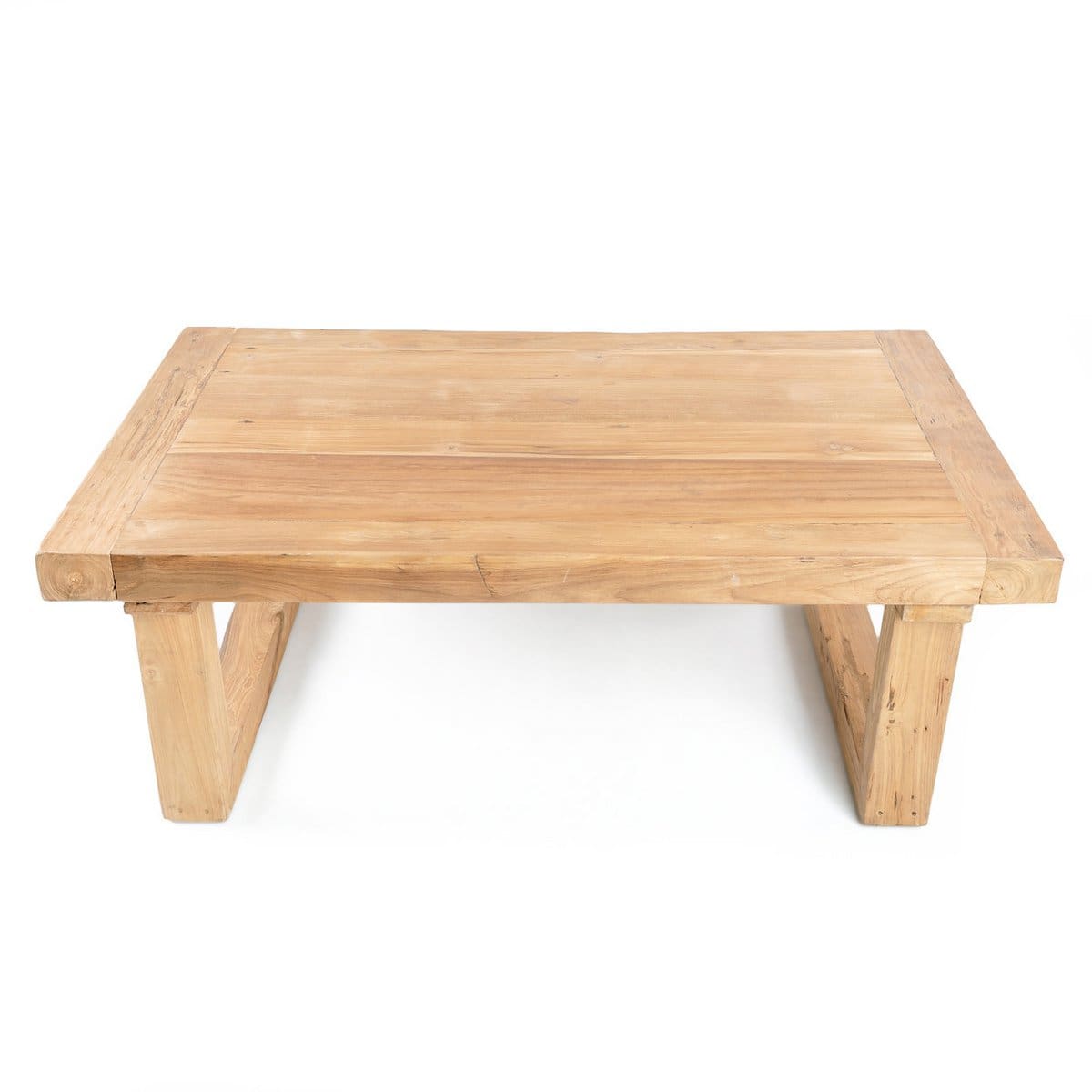 La table basse en teck récupéré – Naturel