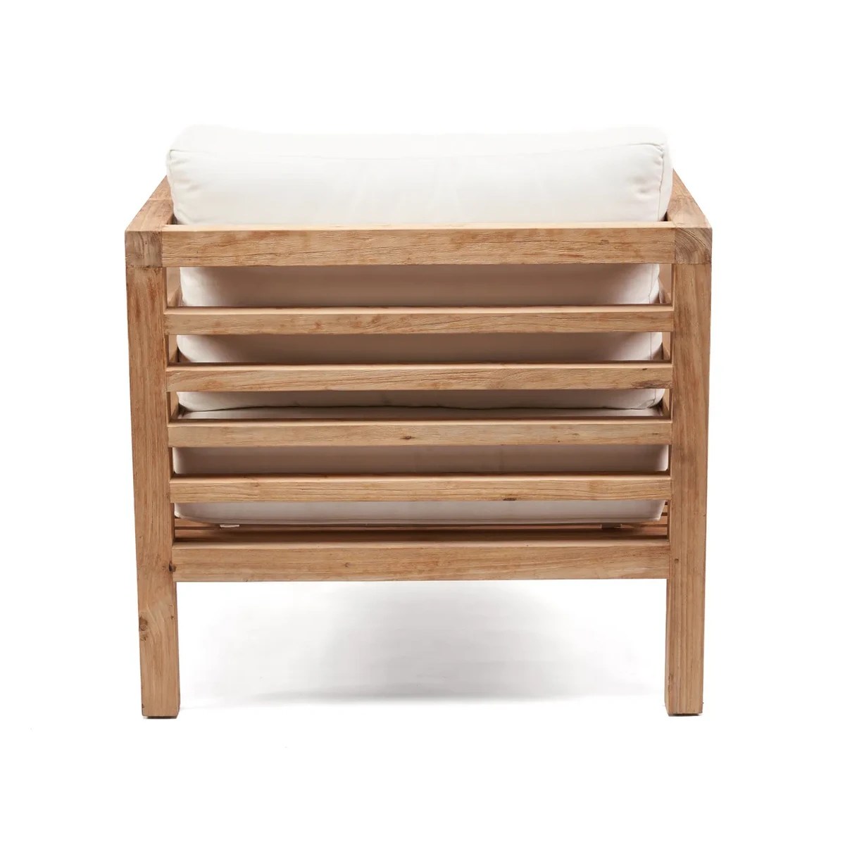 Fauteuil modulaire Moyo – Élégance en teck pour extérieur contemporain (pièce neuve)
