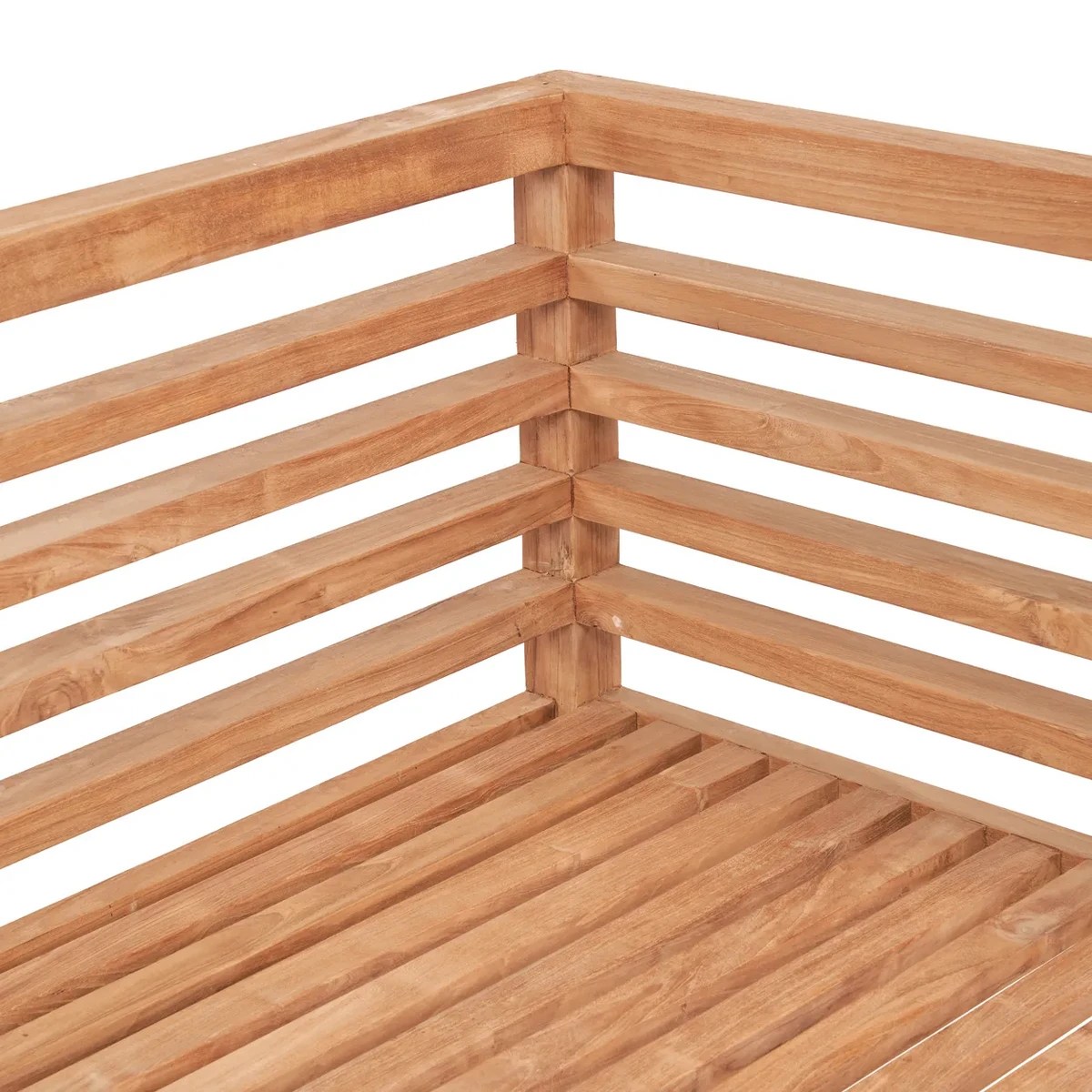 Banquette modulaire en bois – Modèle Moyo 2 places pour extérieur (création neuve)