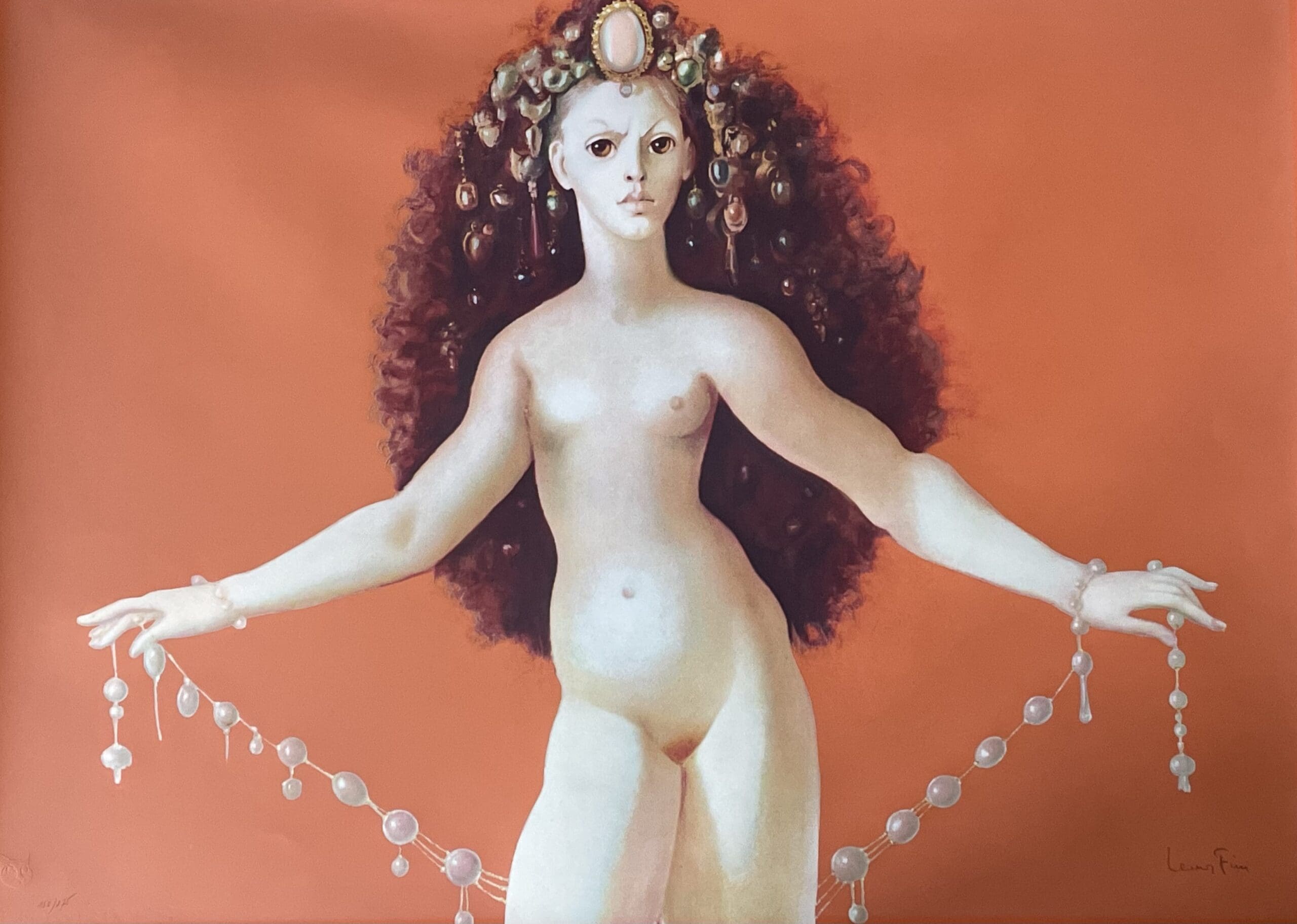 Leonor Fini – Princess, lithographie originale signée, circa 1970