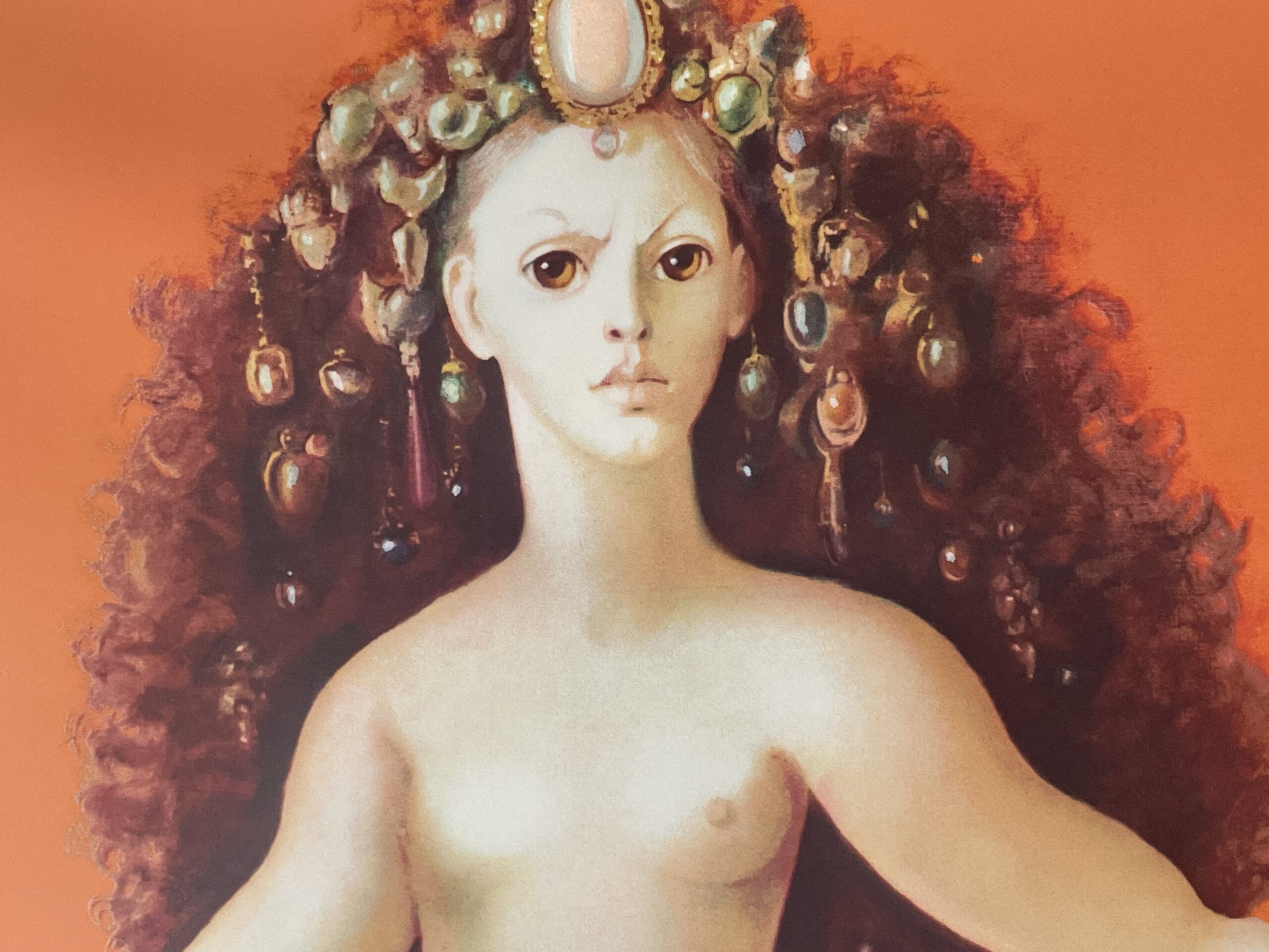Leonor Fini – Princess, lithographie originale signée, circa 1970