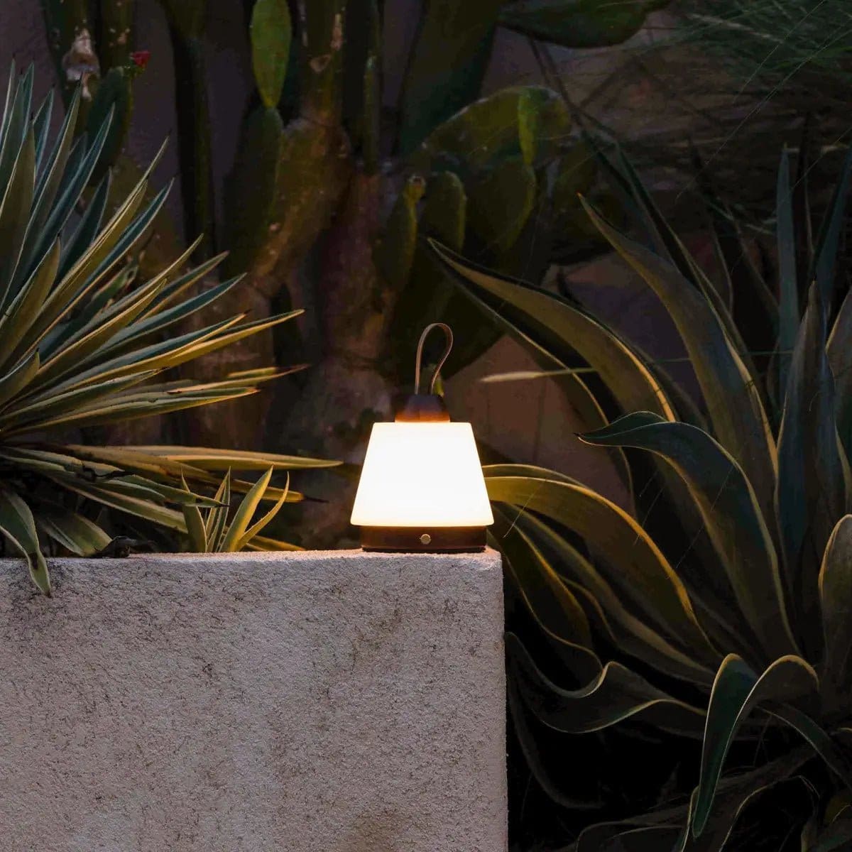 Lumière Nomade – Lampe rechargeable Liv en bois et cuir, 3 modes d’éclairage