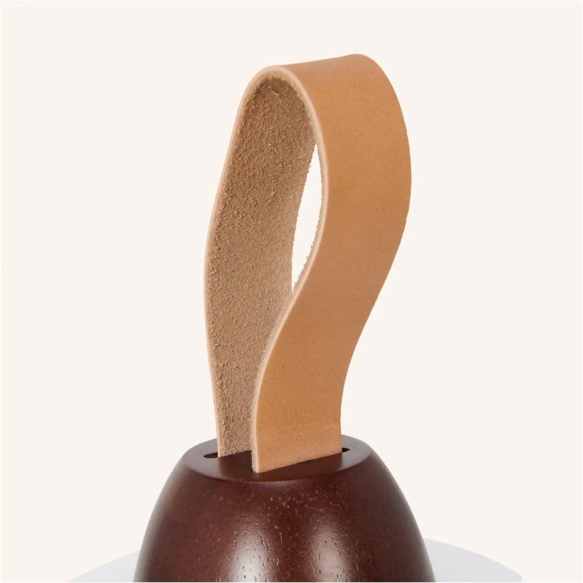 Lumière Nomade – Lampe rechargeable Liv en bois et cuir, 3 modes d’éclairage