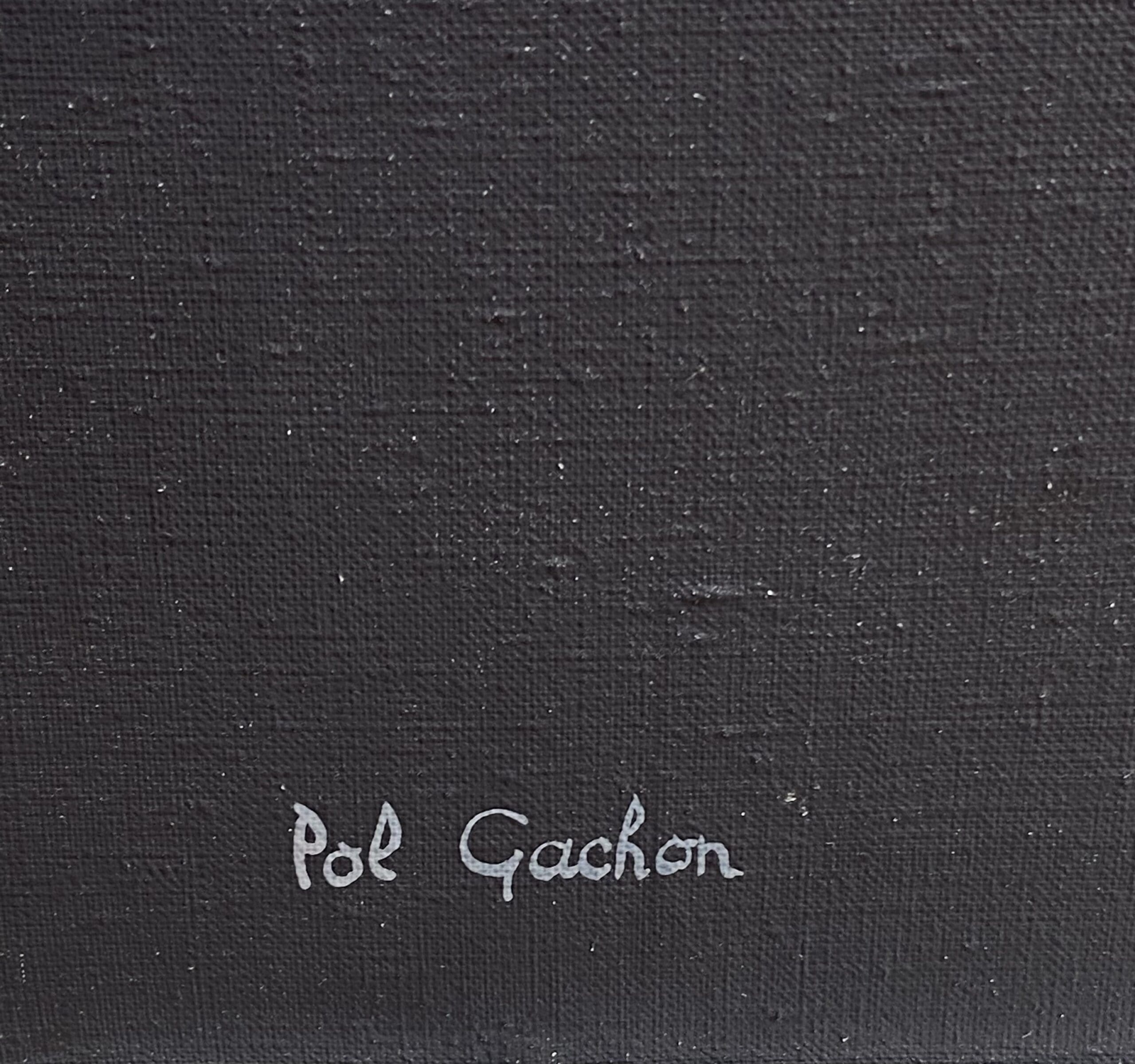 Nuage GF, 1968 – Pol Gachon, peinture abstraite géométrique sur toile
