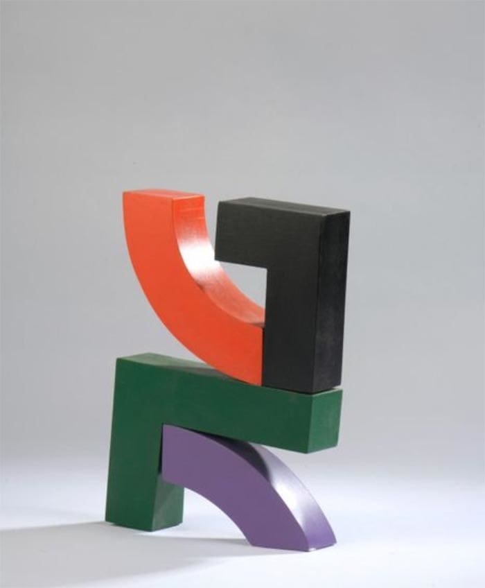 Sculpture Joël Froment S Alphabet en bois peint – 2003
