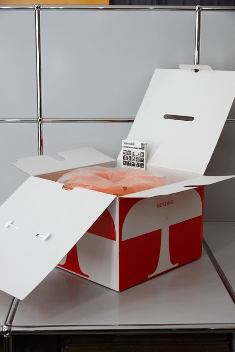 Artemide - Giancarlo Mattioli - Lampe de table - Nessino - Orange - Polycarbonate