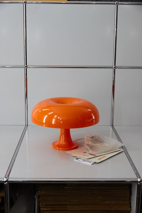 Artemide - Giancarlo Mattioli - Lampe de table - Nessino - Orange - Polycarbonate