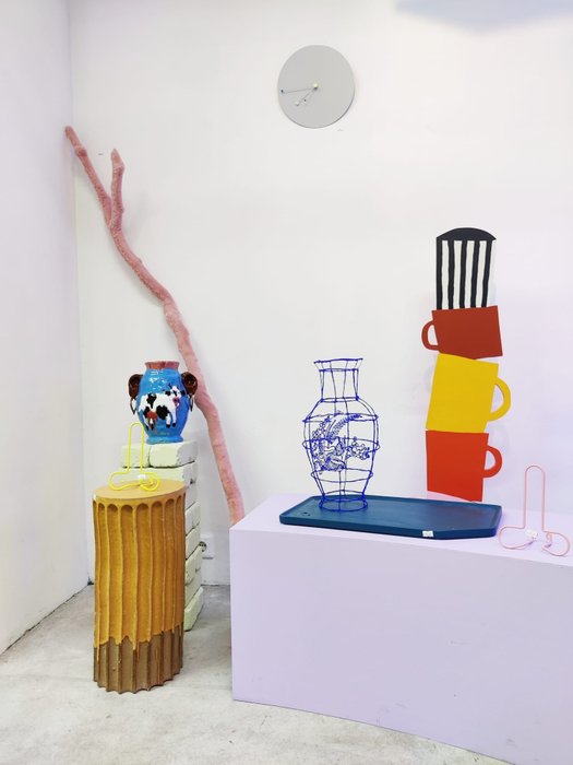 Iris Lucia Design - Iris Lucia - Vase - VASE EN 3D BLEU - Filament d%27impression biodégradable