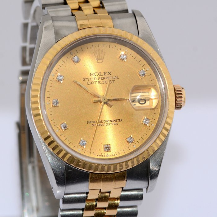 Rolex - Oyster Perpetual Datejust - Sans Prix de Réserve - 16233 - Homme - 1990-1999
