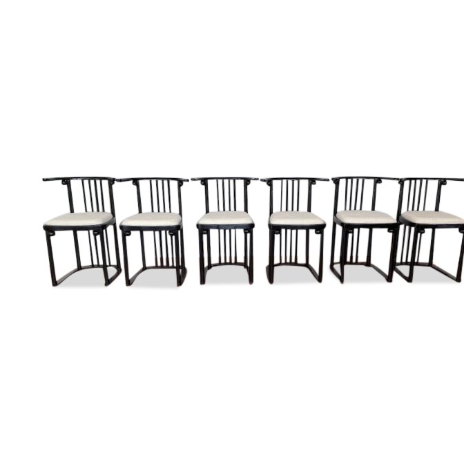 Wittmann Autriche - Josef Hoffmann - Chaise (6) - Bois - Chaise Fledermaus