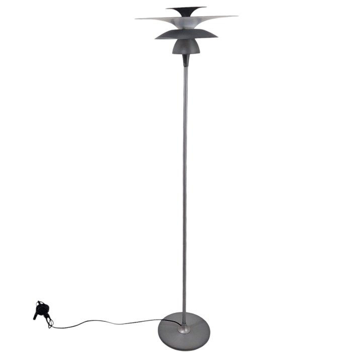 Belid - Joakim Fihn - Lampadaire - Picasso Ø38 - Gris Oxyde - Aluminium