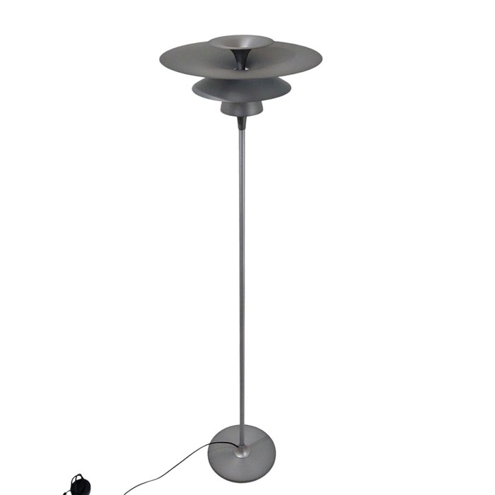 Belid - Joakim Fihn - Lampadaire - Picasso Ø38 - Gris Oxyde - Aluminium